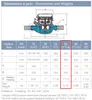 DN32 1 1/4" Inch BSP Wasseruhr Mehrstrahl Kaltes Wasser Produktbild-Vorschau 2