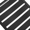 A close-up view of a black metal slatted surface, likely part of a chair or table. Produktbild-Vorschau