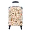 MuchoWow® Koffer Handgepäck Trolley Rollkoffer Kleine Produktbild-Vorschau 1
