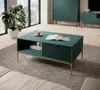 BETTSO Couchtisch Kaffetisch mit Ablage und Geriffelt Produktbild-Vorschau 2
