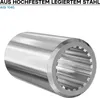 Zapfwellen Buchse E-Typ 100mm für Vielkeilwelle PTO-Shaft Produktbild-Vorschau 4