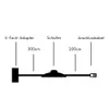 kalb | Fußschalter LED Mini-Stecksystem 500cm Kabel und Produktbild-Vorschau 2