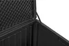 Cassetta da giardino 109 x 51 x 55 cm 270 litri nero Anteprima dell’immagine prodotto 14