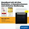 Exquisit Standherd, Standherd 50 cm Breite, Massekochfeld, Produktbild-Vorschau 2