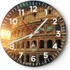 Wanduhr - Rund - Glasuhr - Coloseum Roma Architektur Produktbild-Vorschau 1