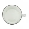 Milchbecher Milchtopf Emaille Becher mit Deckel Trinkbecher Produktbild-Vorschau 2