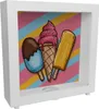 Eiscreme Rahmen Spardose aus Holz mit verschiedenen Produktbild-Vorschau 1
