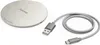 Hama Wireless Charger QI-FC10 Metal, 10 W, weiß Produktbild-Vorschau 2