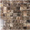 Marmor Naturstein Mosaikfliesen Rivoli Emprador Braun Produktbild-Vorschau 4