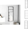 vidaXL Handtuchständer Schwarz 45x10x115 cm Stahl -  Produktbild-Vorschau 1