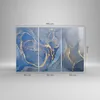Bild auf Leinwand - Leinwandbild - 3 Teile - Gold Blau Produktbild-Vorschau 3
