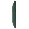 A close-up side view of a dark green upholstered wall panel. Náhled obrázku produktu