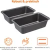 Amazon Basics Rechteckig Brotbackform, 2er-Pack, Produktbild-Vorschau 2