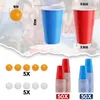 Set di bicchieri da beer pong Vigevee    100 pezzi, 50 Anteprima dell’immagine prodotto 2
