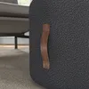 HOMCOM Tabouret, repose-pieds, tabouret rembourré rond, Voir les images du produit 8