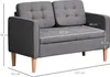 Sofa HOMCOM 2-osobowa, kanapa z miejscem do przechowywania, Podgląd zdjęcia produktu 3