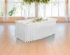 Tischtuch Rechteckig 180cm Mit Sockel, Schabracke, weiß Produktbild-Vorschau 5