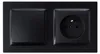 Cadre double 2gang pour interrupteurs CR2/49 Noir CONTACT Voir les images du produit 7