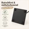 Metallständer 9x9x30 cm schwarz Dorn 5 mm Skulpturensockel Produktbild-Vorschau 4