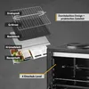 TZS First Austria - Mini Backofen mit Kochplatten 45L 3200W Produktbild-Vorschau 4