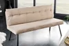 riess-ambiente Moderne Sitzbank BIG GEORGE 160cm champagner Produktbild-Vorschau 4