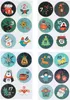 Oblique Unique 24 Adventskalender Sticker Zahlen Aufkleber Produktbild-Vorschau 2