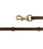 Waldhausen Island Zügel mit Karabiner Braun/Messing Produktbild-Vorschau 2