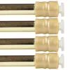 Asta per tende telescopica 60-90 cm color oro (confezione Anteprima dell’immagine prodotto 2