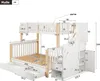 Kinder-Etagenbett Doppelbett Multifunktional Ablagekorb Produktbild-Vorschau 3