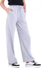 COMEOR pantaloni da jogging da donna a gamba larga (grigio Anteprima dell’immagine prodotto 1