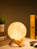Denver Bluetooth-Lautsprecher mit 3D-Monddesign und Licht Produktbild-Vorschau 3
