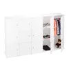 Relaxdays Regalsystem Kleiderschrank mit 11 Fächern, Produktbild-Vorschau 3