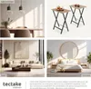 Ensemble de 2 tables d’appoint pliables Phoenix - Bois Voir les images du produit 5