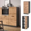 Vorratsschrank Vicco R-Line Goldkraft Eiche 60 cm, Model Produktbild-Vorschau 2