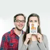 Mr. & Mrs. Panda Postkarte Fachlageristin Herz - Weiß - Produktbild-Vorschau 4