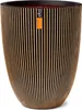 Capi Vase Groove Elegant 46x58 cm Schwarz und Golden Produktbild-Vorschau 9