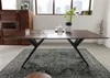 MASSIVMOEBEL24 | Table à manger 160x90 Acacia laqué Brun / Voir les images du produit 3