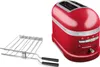 A red KitchenAid toaster and a toaster rack are displayed against a white background. Anteprima dell’immagine prodotto
