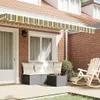 vidaXL Volant per tenda da sole verde e giallo 580 x 20 cm Anteprima dell’immagine prodotto 3