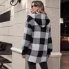 ASKSA Damen Teddyjacke Color Blocked Teddyfleece Jacke Produktbild-Vorschau 2