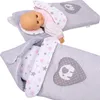 Pucksack mit Kapuze und Kissen für Puppen, BOBO Bettwäsche Produktbild-Vorschau 3