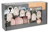 Party-lichterkette - rosa - 10 LED-Birnen - warmweis - 270 Produktbild-Vorschau 1