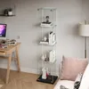 Glasvitrine Standvitrine, Glasvitrine Mit LED Lichtleiste, Produktbild-Vorschau 3