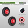 2x Sackkarrenrad PolyurethanRad 260x85 mm 3.00-4 60 mm Produktbild-Vorschau 2