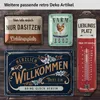 Blechschilder Garten Schild mit Spruch- nostalgische Produktbild-Vorschau 6