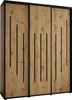 MEBLE KRYSPOL Davos 8 Schrank, drei Türen - 235,2x200x45 cm Produktbild-Vorschau 1