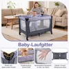 COSTWAY 3-in-1 bijzetter, reisbed voor baby's, reisbed met Productafbeelding-voorbeeld 8