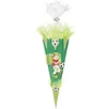 HEYDA 204870043 Schultüten-Bastel-Set Fußball 69 cm grün Produktbild-Vorschau 3