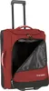 A red and black rolling suitcase with its main compartment open. Produktbild-Vorschau