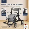 ForeverSenior 2 in 1 Rollator & Rollstuhl - mit Federung - Produktbild-Vorschau 7
